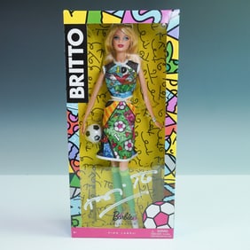 Autographed Mattel Britto Barbie Doll
