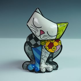 Romero Britto "Happy Cat" Sculpture, 2nd Edition