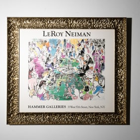 LeRoy Neiman (Aft.) Color Lithograph Poster, Casino Scene