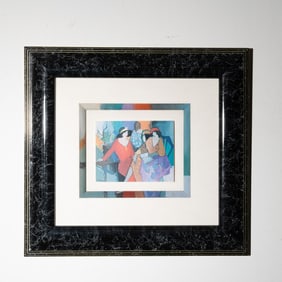Itzchak Tarkay, Serigraph on Paper, Signed