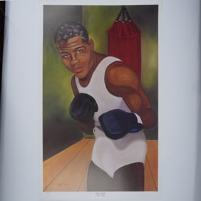 Ferdie Pacheco Limited Edition Print, Joe Louis