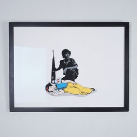 Kunstrasen, Reality Killed The Fairytale Star? AP Screenprint, Signed