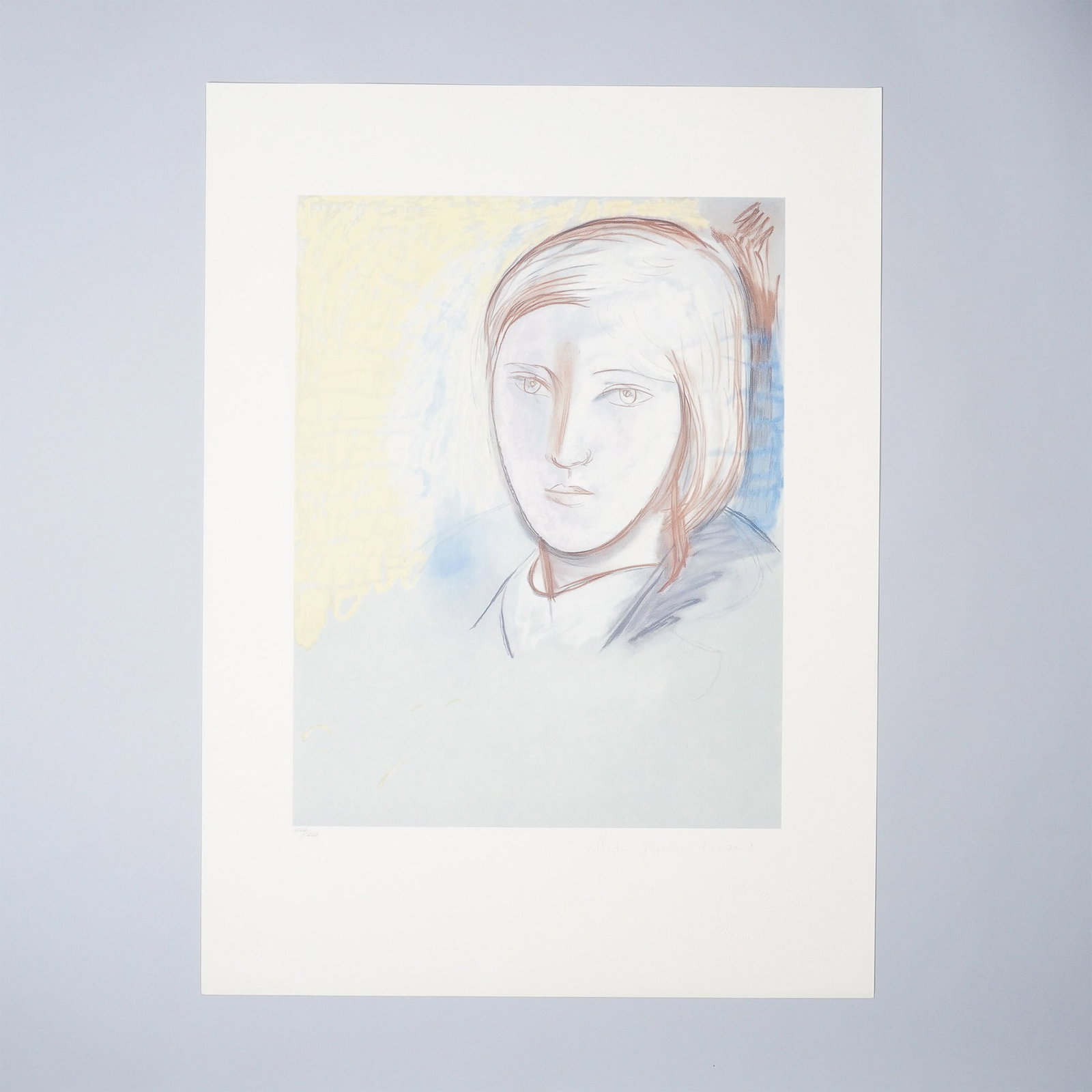 Pablo Picasso Print, Portrait of Marie-Ther?se Walter: This print features Pablo Picasso's renowned Portrait of Marie-Ther?se Walter, capturing the essence of his muse and lover from the 1930s. Marie-Ther?se's classical features are delicately portrayed, 