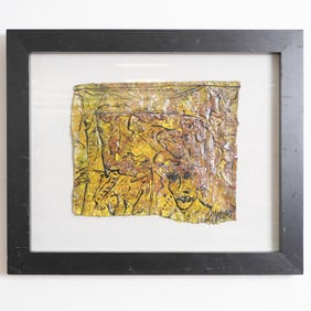 Alexander Gore, Oil on Cotton Painting, The Big Idea Goes Far, Signed