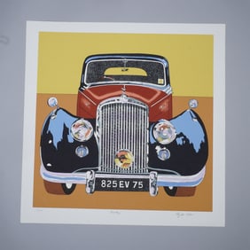 Phyllis Krim, Pop Art Color Serigraph, Bentley, Signed