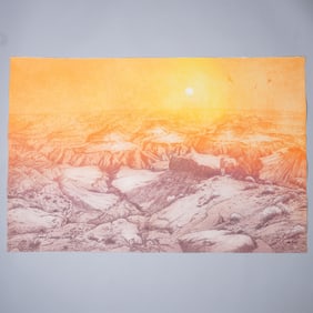 Roy Purcell, Color Etching, Grand Canyon Suite II, Signed