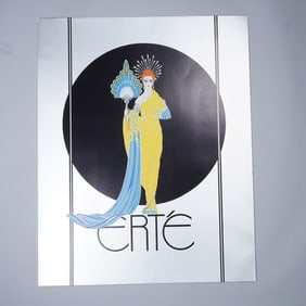 Erte Art Deco Print, Athena