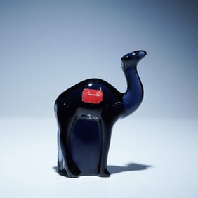 Baccarat Midnight Crystal Camel Figurine