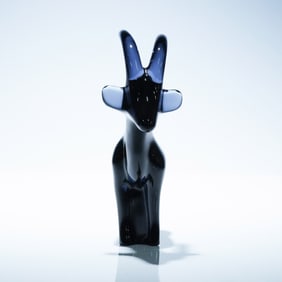 Baccarat Noah's Ark Midnight Antelope by Loet Vanderveen