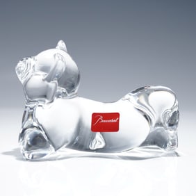 Baccarat Crystal Teddy Bear Figurine