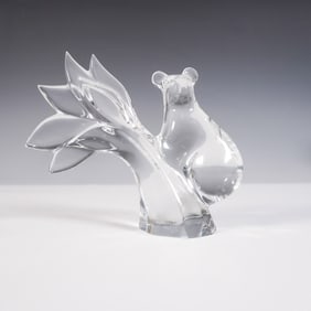 Baccarat Crystal Koala Figurine by Robert Rigot