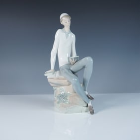 Lladro Porcelain Figurine, Hebrew Student 1004684