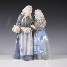 Royal Copenhagen Porcelain Figurine, The Gossips 1319
