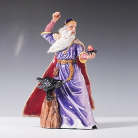 Royal Doulton Porcelain Figurine, The Sorcerer Figurine HN4252