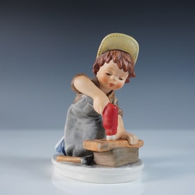 Goebel Hummel Porcelain Figurine, Today's Children, Happy Helper
