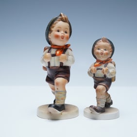 2pc Goebel Hummel Figurines, School Boys