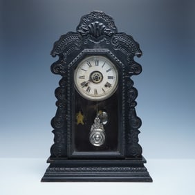 Antique Ansonia Parlor Mantel Clock Layton