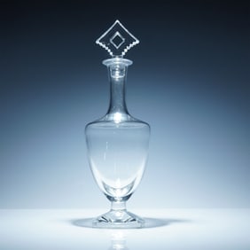 Baccarat Crystal Decanter with Diamond Stopper