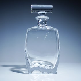 Baccarat Crystal Decanter, Oceanie with Millefiori Stopper