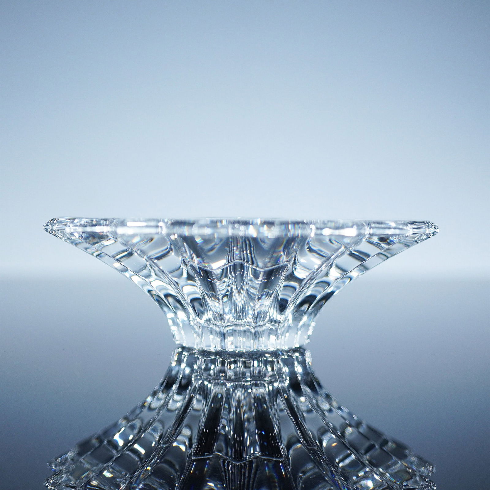 Baccarat Clear Crystal Candle Holder Giftware (1 of 4)