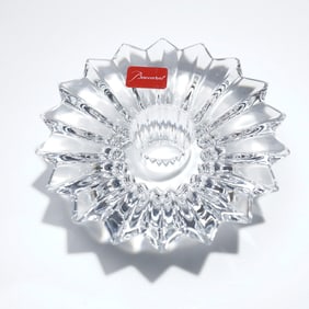 Baccarat Crystal Candle Holder, with Box