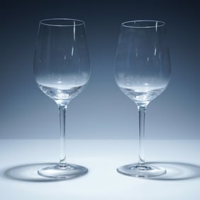 2pc Rosenthal Studio Line Grand Cru Bordeaux Weiss Glasses