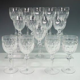14pc Waterford Crystal Water Goblets, Curraghmore