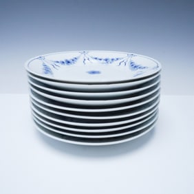 10pc Bing and Grondahl Salad Plates, Empire