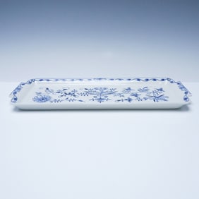 Meissen Blue Onion Rectangular Tray