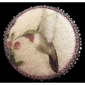 A division three pictorial studio artist button