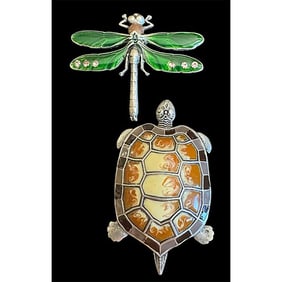 A small card of division three Animal pictorial buttons