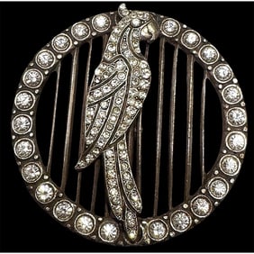 A division three French White pictorial button