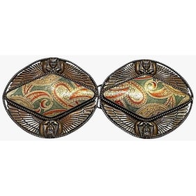 A division one two piece porcelain in metal buckle