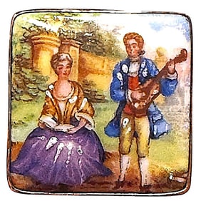 A division one porcelain in metal mounting