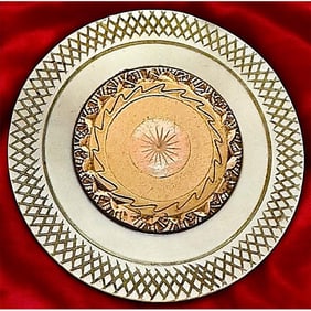 A division one pearl engraved button