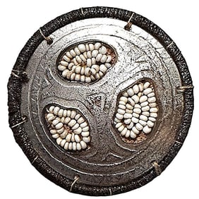 A division one multi material fabric button