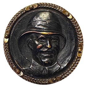 A division one pictorial political button