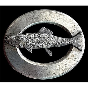 A division three French White pictorial button