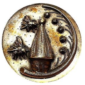 A division one pictorial animal button