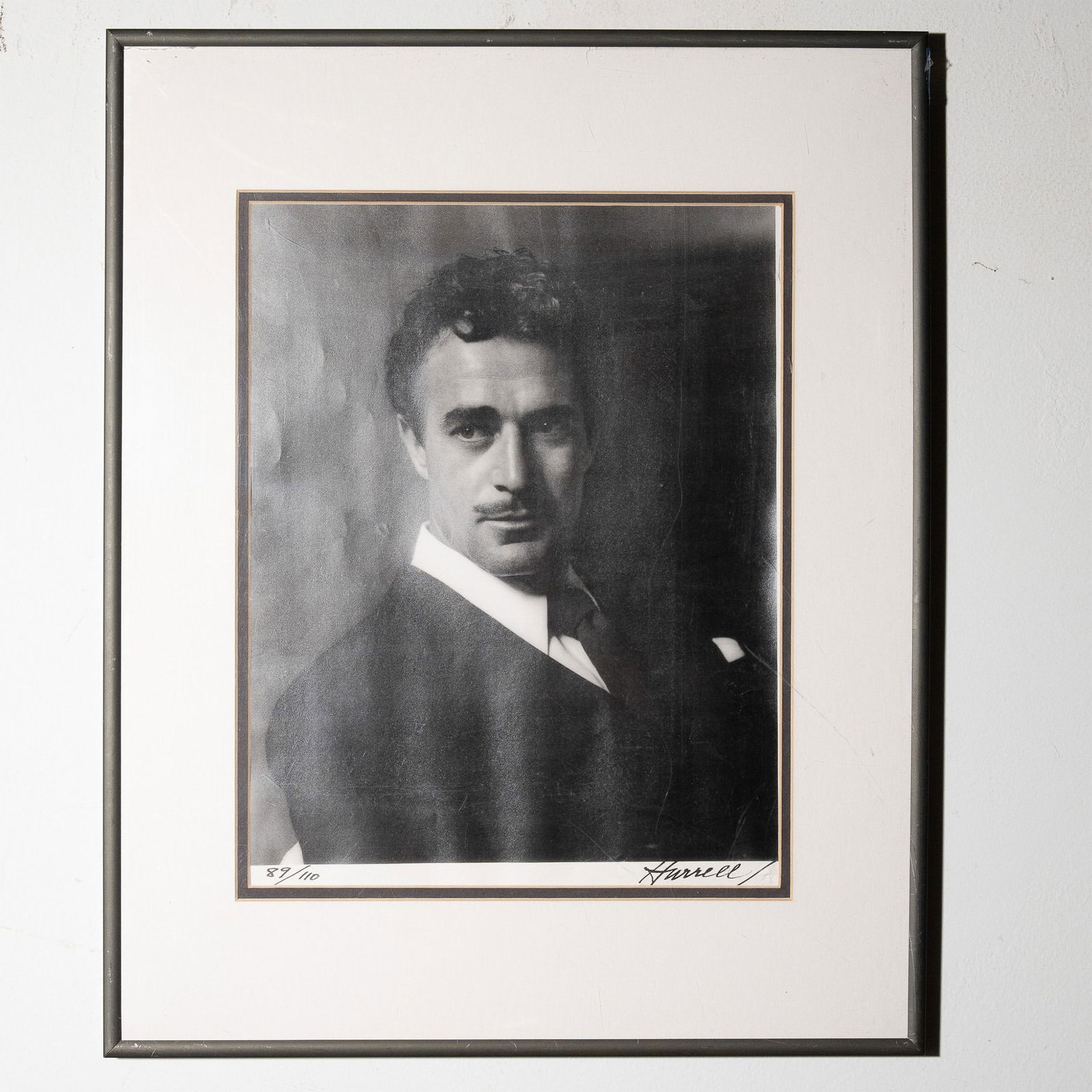 George Hurrell Limited Edition Portrait of Gilbert Roland, Signed and Numbe: This limited edition black-and-white portrait of Gilbert Roland was captured by legendary Hollywood photographer George Hurrell (1904-1992), renowned for his glamorous portraits of Golden Age film sta
