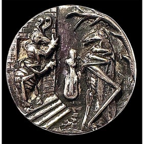 A division one metal Fable Button