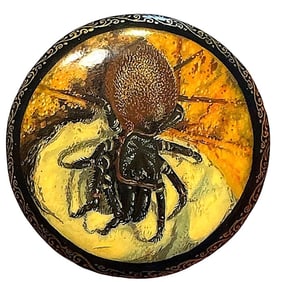 A division three artist created pictorial button