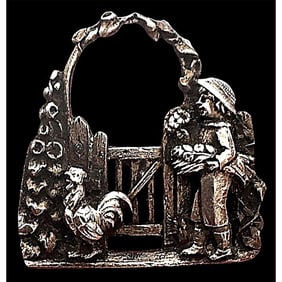 A division one realistic Kate Greenaway button