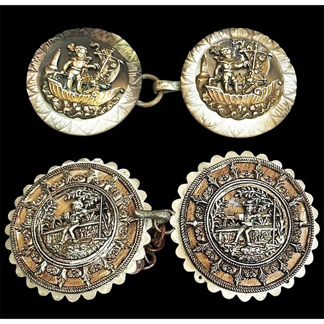 A small card of division one buckles/clasps (1 of 5)