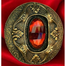 A division one Gay 90 Jeweled button