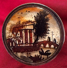 Another RARE glass in Copper button scene