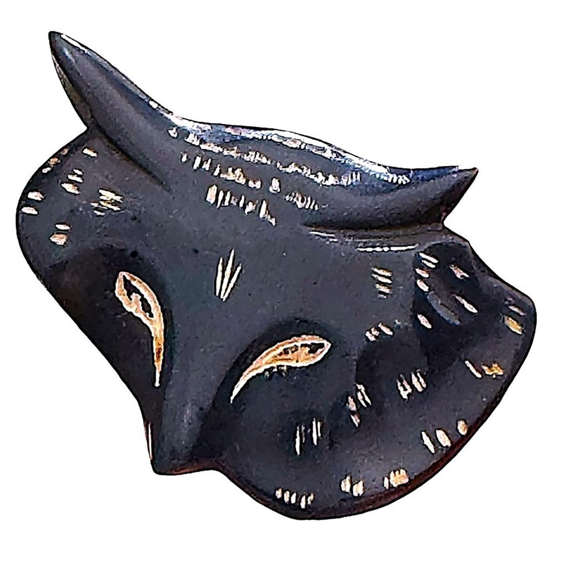 A division three pictorial Bakelite button (1 of 2)