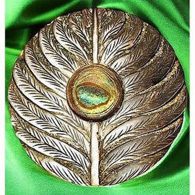 A beautiful division one carved pearl button!