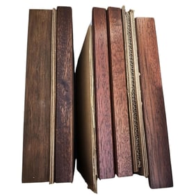 A box of standard size shadow box button frames