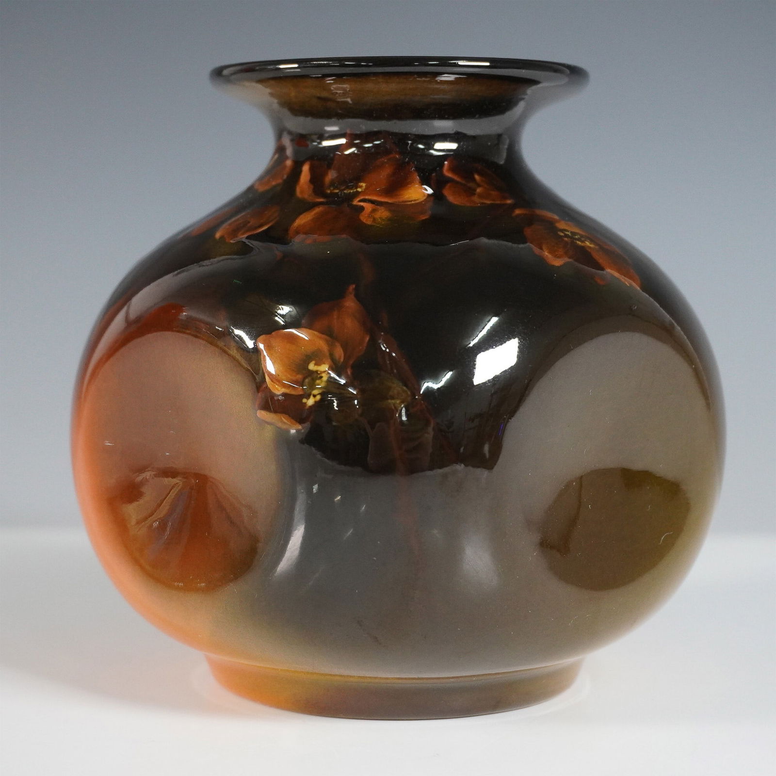 Rookwood Ceramic Bulbous Vase Signed Mary Perkins